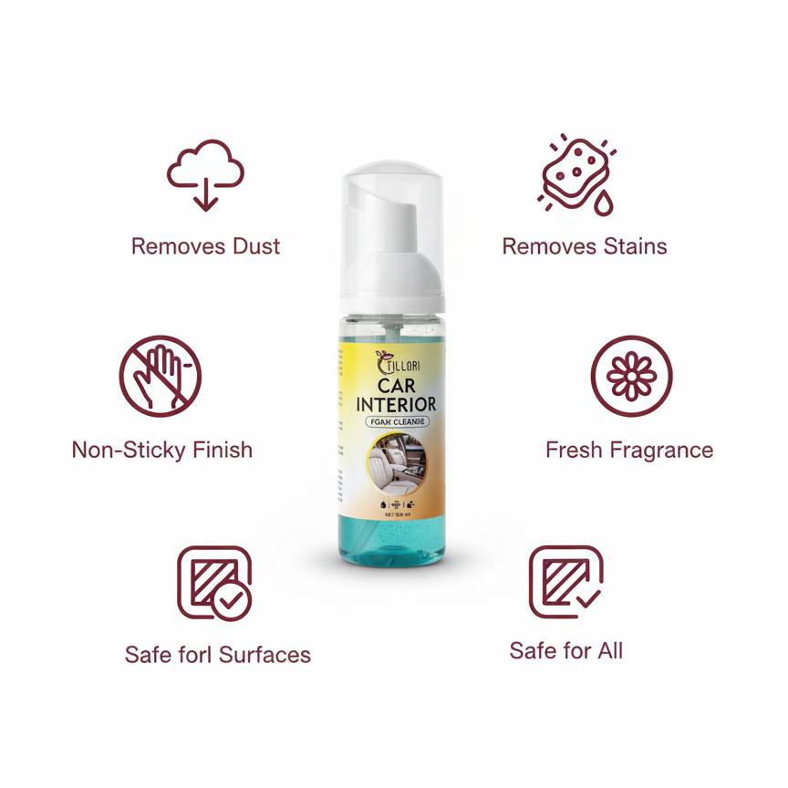 ShineX Car Interior Cleaner (Pack of 2)