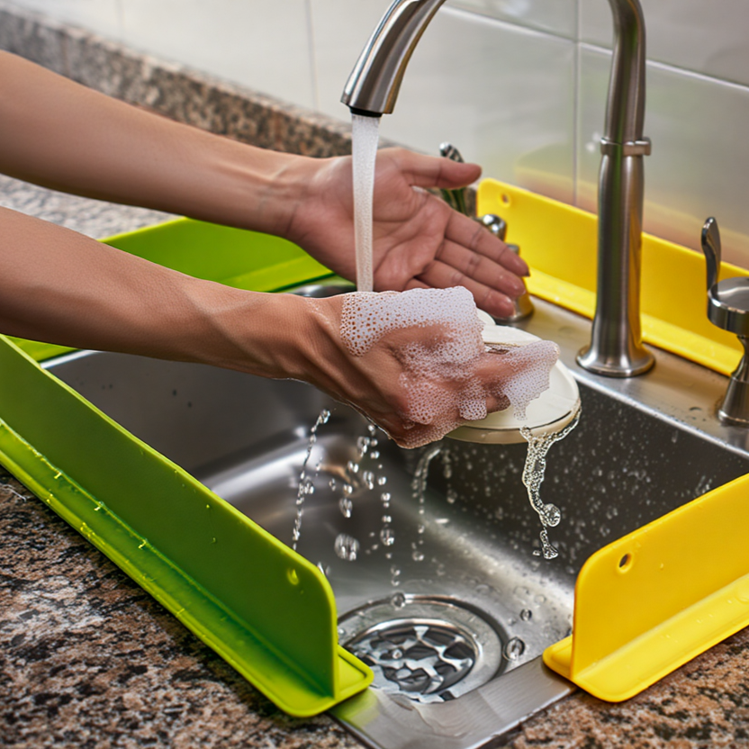 LoyalKart™ Silicone Splash Guard (Pack of 2)