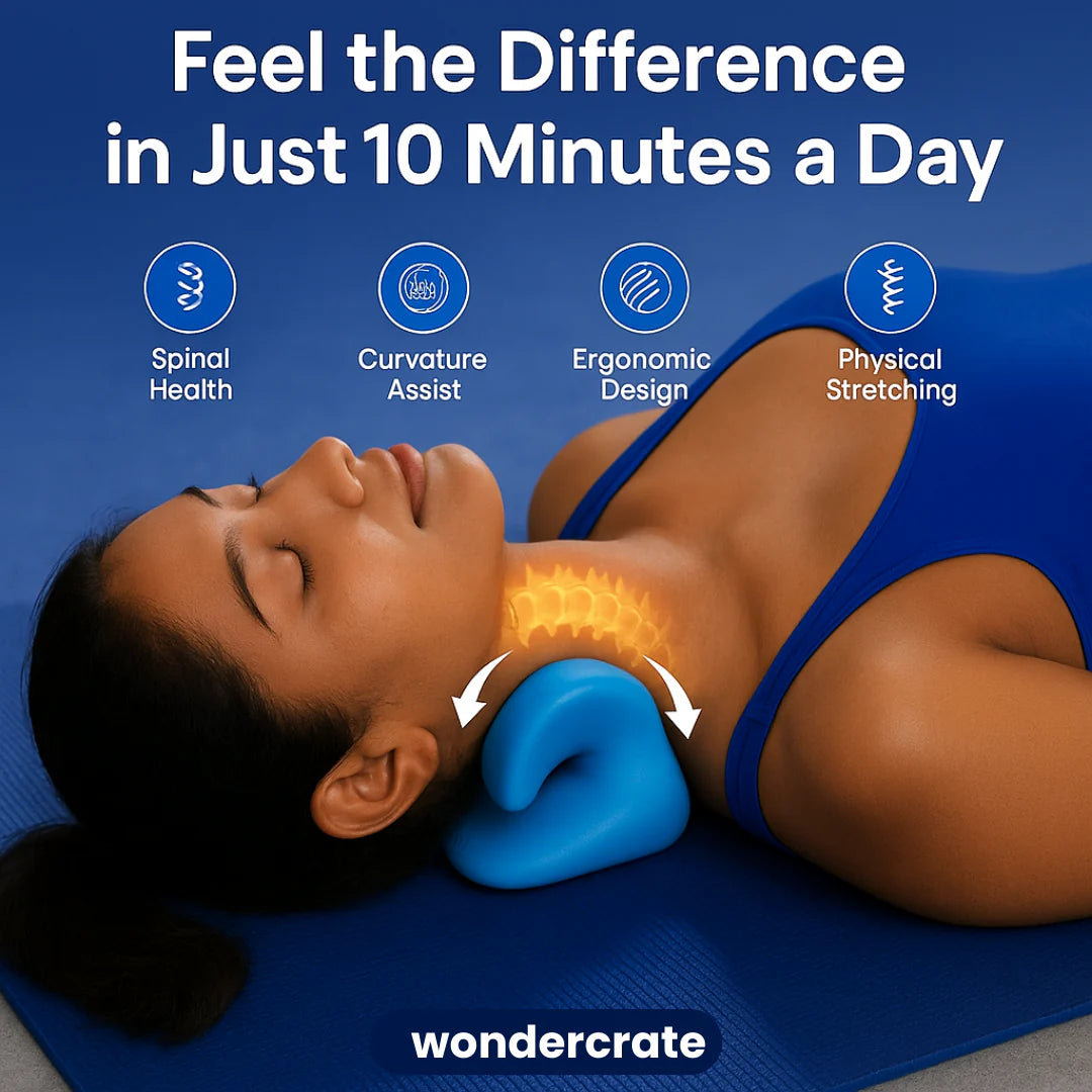 SpinePro™ Neck Traction Pillow | Posture Corrector