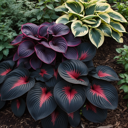Imported Multicolor Hosta Flowers