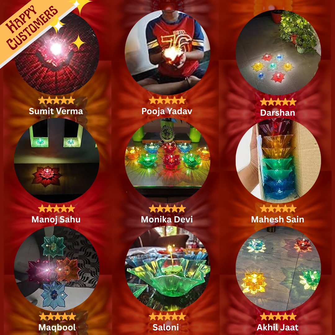 3D Reflective Water  Diya