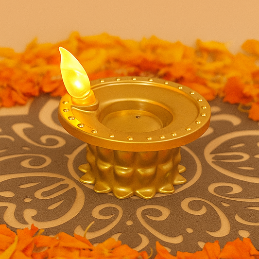 Water Pouring  Diya Led Light