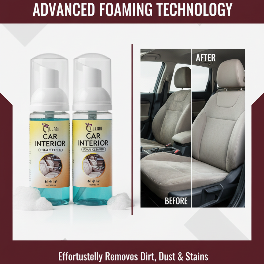 ShineX Car Interior Cleaner (Pack of 2)