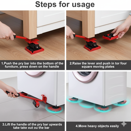 Heavy Furniture Shifter Tool | Lift-Move-Sift