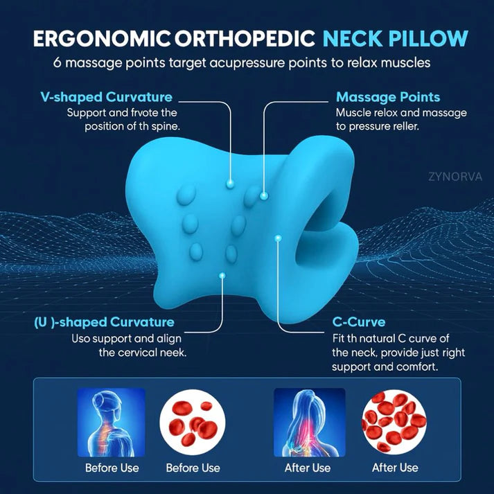 SpinePro™ Neck Traction Pillow | Posture Corrector