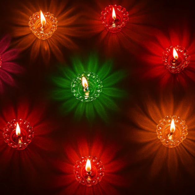 3D Reflective Water  Diya