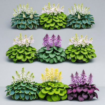 Imported Multicolor Hosta Flowers