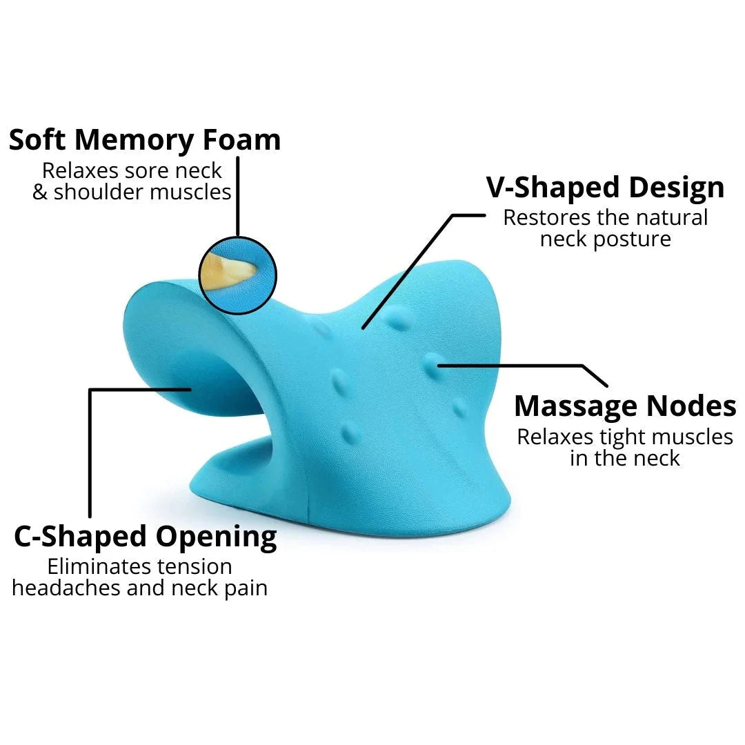 SpinePro™ Neck Traction Pillow | Posture Corrector
