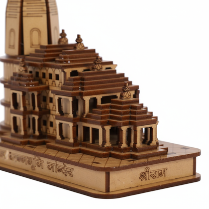 Handcrafted Showpiece Wood Temple