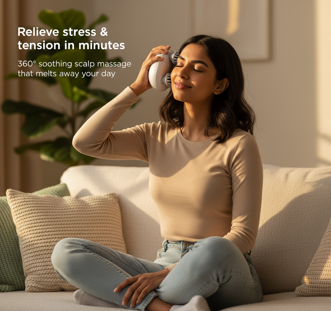 SukoonPro™ Smart Massager | Stress Relief & Relaxation