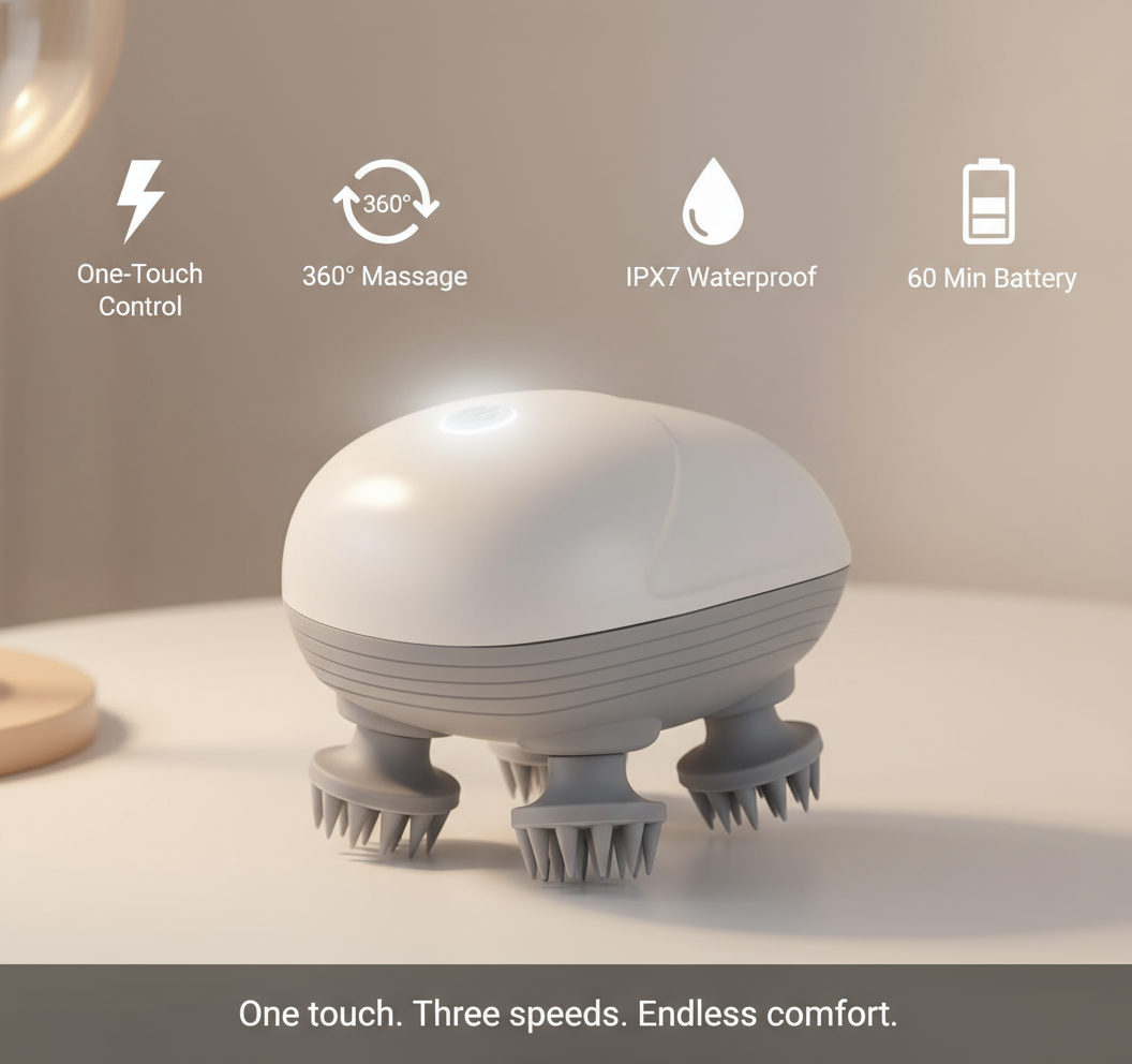 SukoonPro™ Smart Massager | Stress Relief & Relaxation