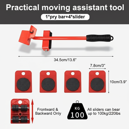 Heavy Furniture Shifter Tool | Lift-Move-Sift