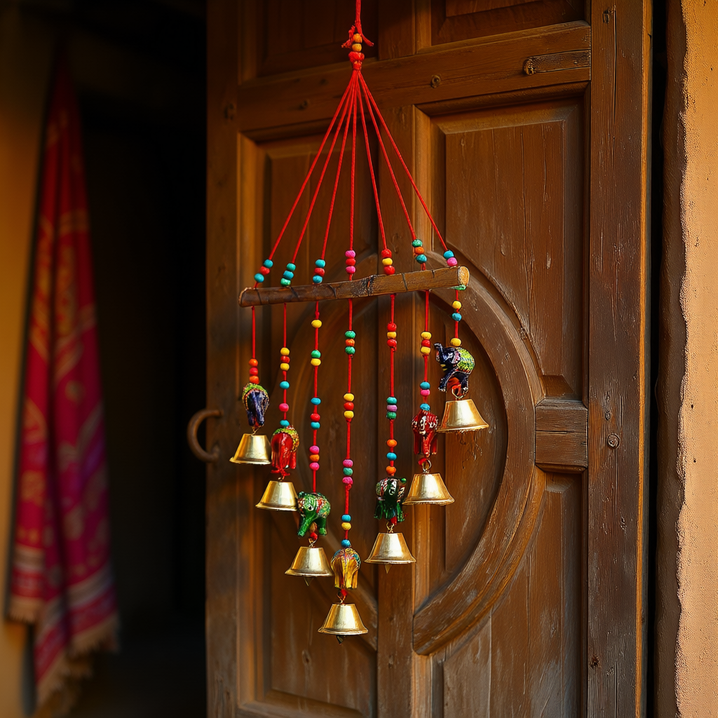 Handcrafted Decorative Elephant Hanging Bells