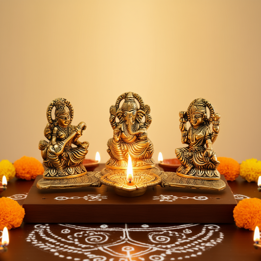 Gold-Plated Pooja Idol