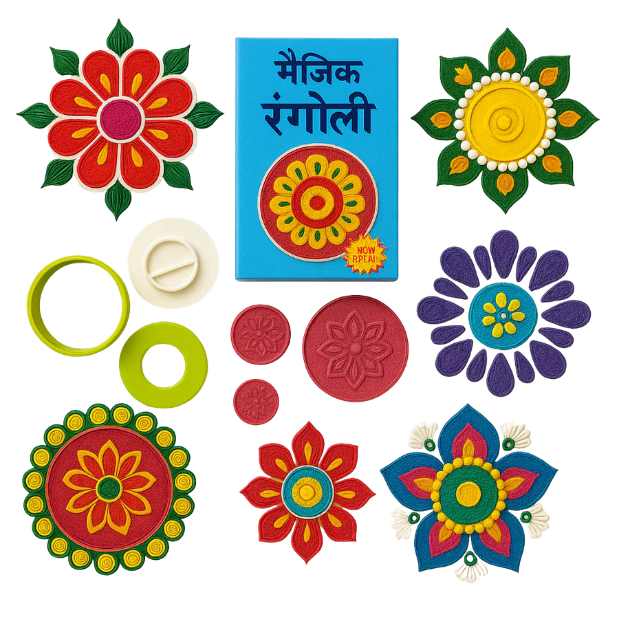 Rangoli Making Kit