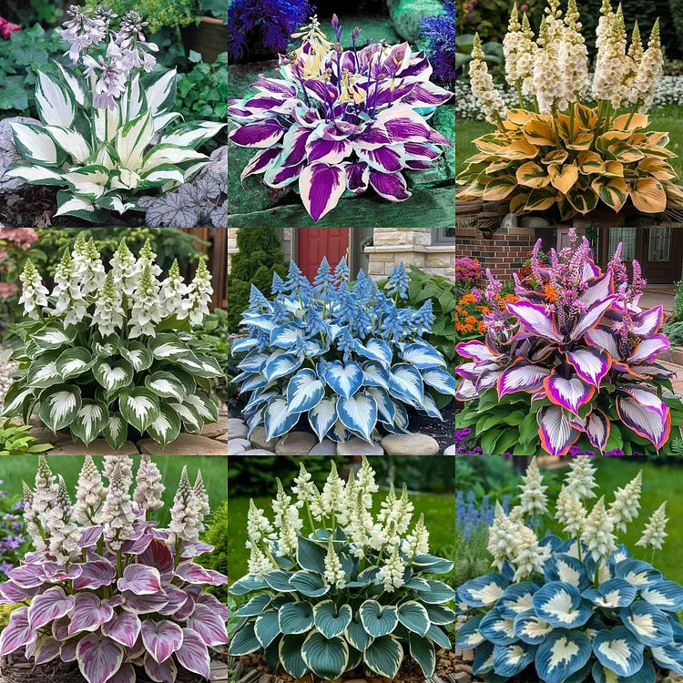 Imported Multicolor Hosta Flowers