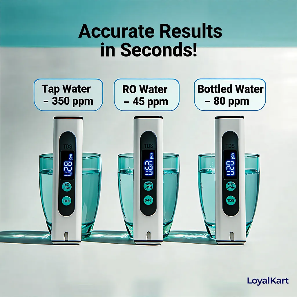 LoyalKart™ Water TDS Meter Tester